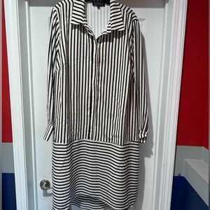 Black and white dress